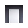 Five Folding Doors & Frame Kit - Eindhoven Black Primed 3+2 - Clear Glass - Unfinished
