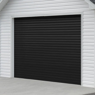 Image: Gliderol Electric Insulated Roller Garage Door from 1995 to 2146mm Wide - Black
