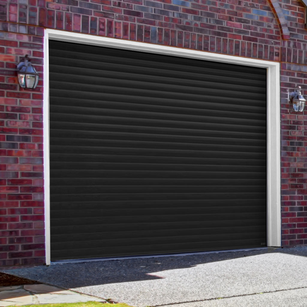 Gliderol Electric Insulated Roller Garage Door from 2147 to 2451mm Wide - Black