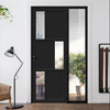 Room Divider - Handmade Eco-Urban® Tokyo Door DD6423C - Clear Glass - Premium Primed - Colour & Size Options
