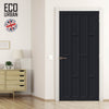 Caledonia 10 Panel Solid Wood Internal Door UK Made DD6433 - Eco-Urban® Shadow Black Premium Primed