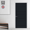 Metropolitan 7 Panel Solid Wood Internal Door UK Made DD6405 - Eco-Urban® Shadow Black Premium Primed