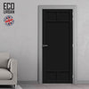 Sydney 5 Panel Solid Wood Internal Door UK Made DD6417 - Eco-Urban® Shadow Black Premium Primed