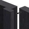 Thru Pairmaker - Black Primed - Converts two internal doors to a pair -  To suit 40mm or 35mm thick internal doors