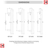 Steelworx Satin Stainless Steel Straight T Pull Handles - 4 Sizes