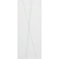 Borthwick 8mm Obscure Glass - Clear Printed Design - Griffwerk R8 Style Sliding Glass Door Kit