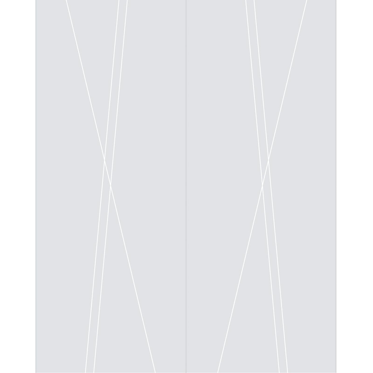 Double Glass Sliding Door - Borthwick 8mm Clear Glass - Obscure Printed Design - Planeo 60 Pro Kit