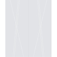 Double Glass Sliding Door - Borthwick 8mm Clear Glass - Obscure Printed Design - Planeo 60 Pro Kit