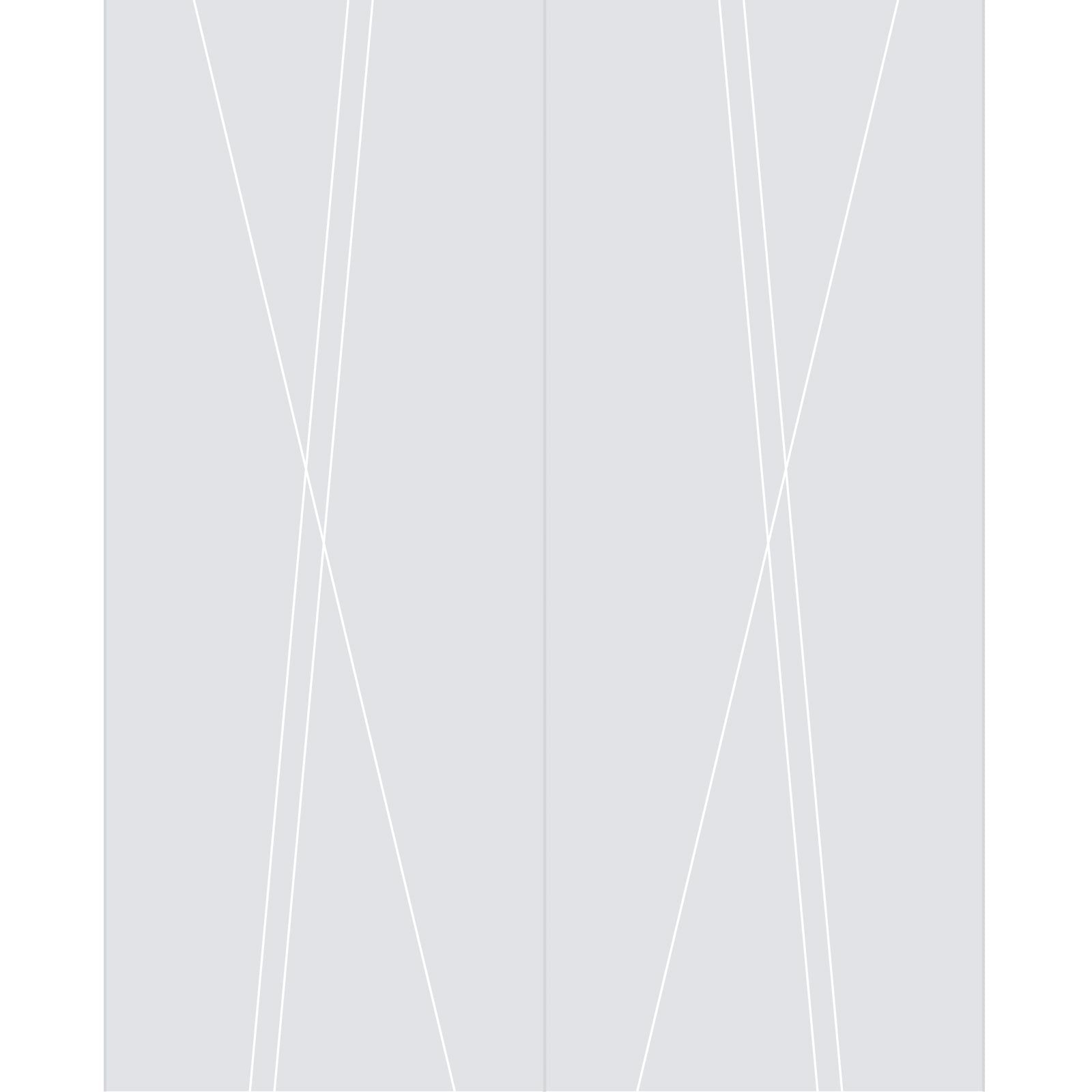 Double Glass Sliding Door - Borthwick 8mm Clear Glass - Obscure Printed Design - Planeo 60 Pro Kit