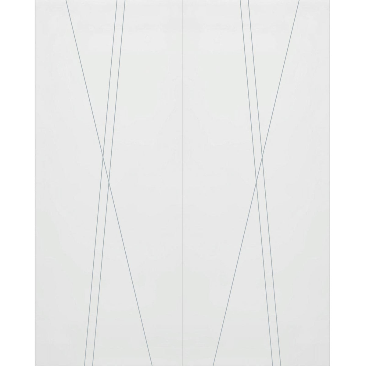 Double Glass Sliding Door - Borthwick 8mm Obscure Glass - Clear Printed Design - Planeo 60 Pro Kit
