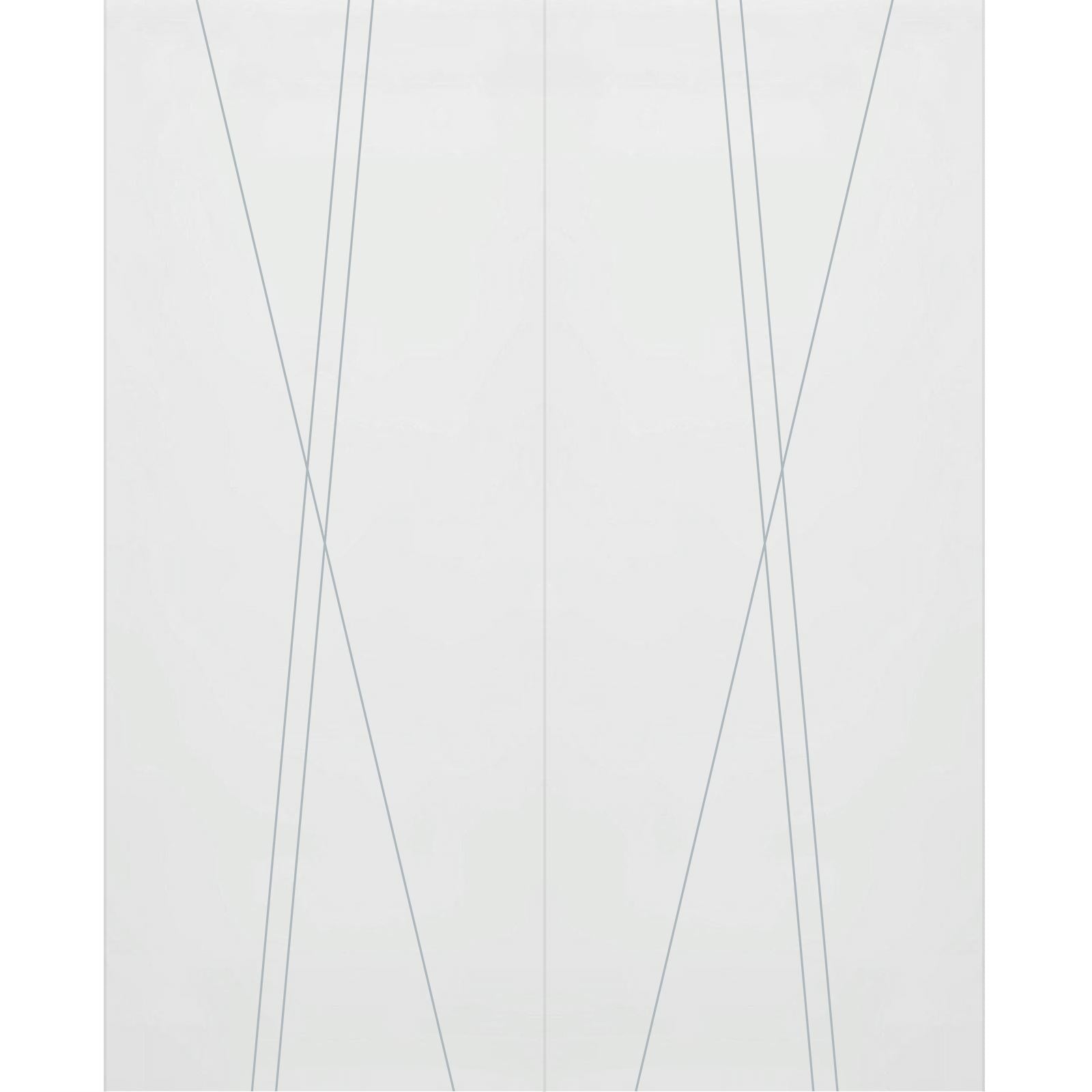Double Glass Sliding Door - Borthwick 8mm Obscure Glass - Clear Printed Design - Planeo 60 Pro Kit