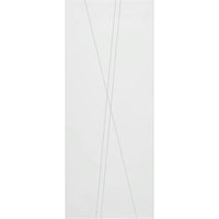 Single Glass Sliding Door - Borthwick 8mm Obscure Glass - Obscure Printed Design - Planeo 60 Pro Kit