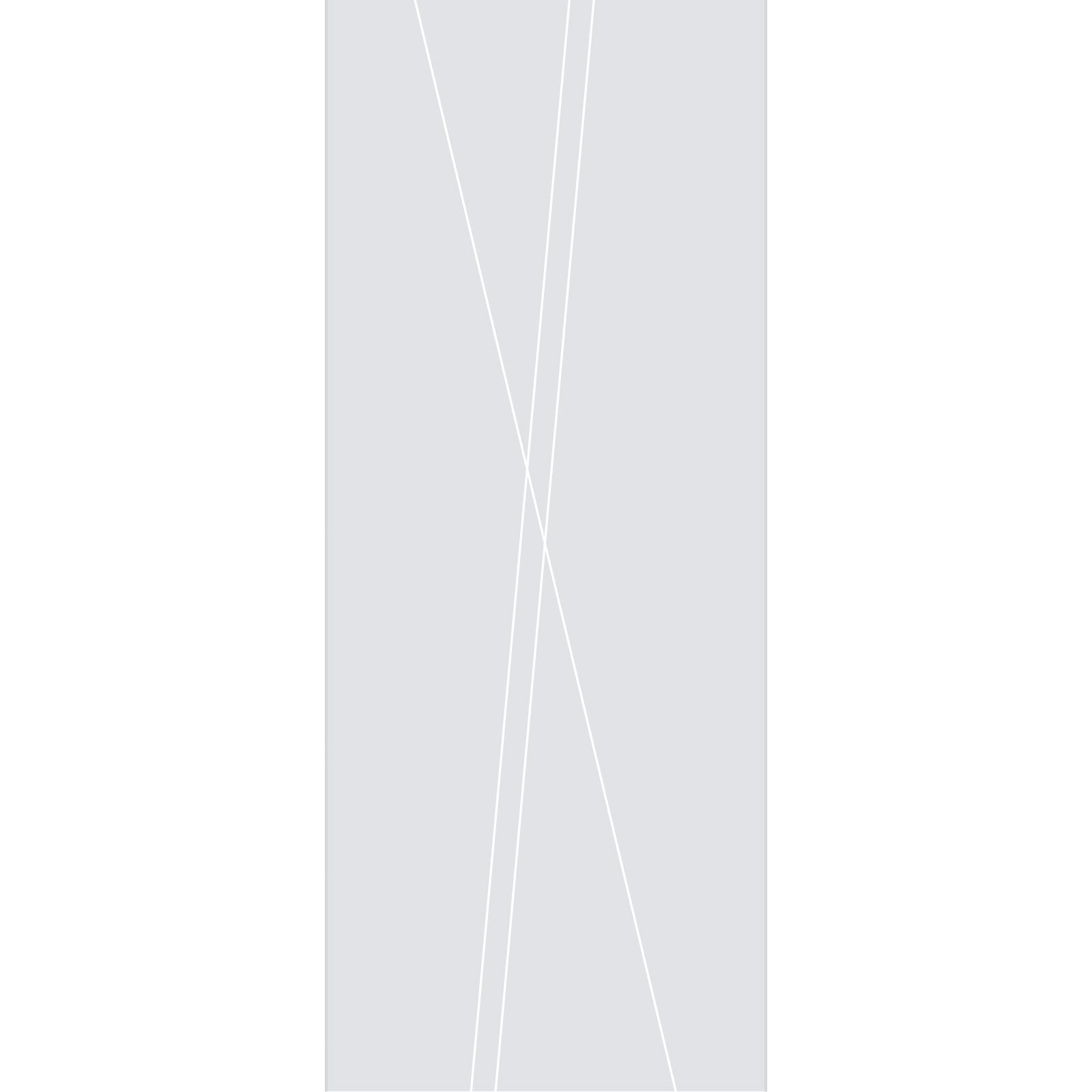 Borthwick 8mm Clear Glass - Obscure Printed Design - Griffwerk R8 Style Sliding Glass Door Kit