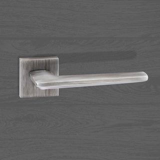 Image: Forme Boston Designer Lever on Minimal Square Rose - Urban Graphite