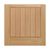 Cottage Stable Oak Door - 1L Leaded Tri Glazing, From LPD Joinery