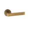 Forme Asti Designer Lever on Minimal Round Rose - Yester Bronze