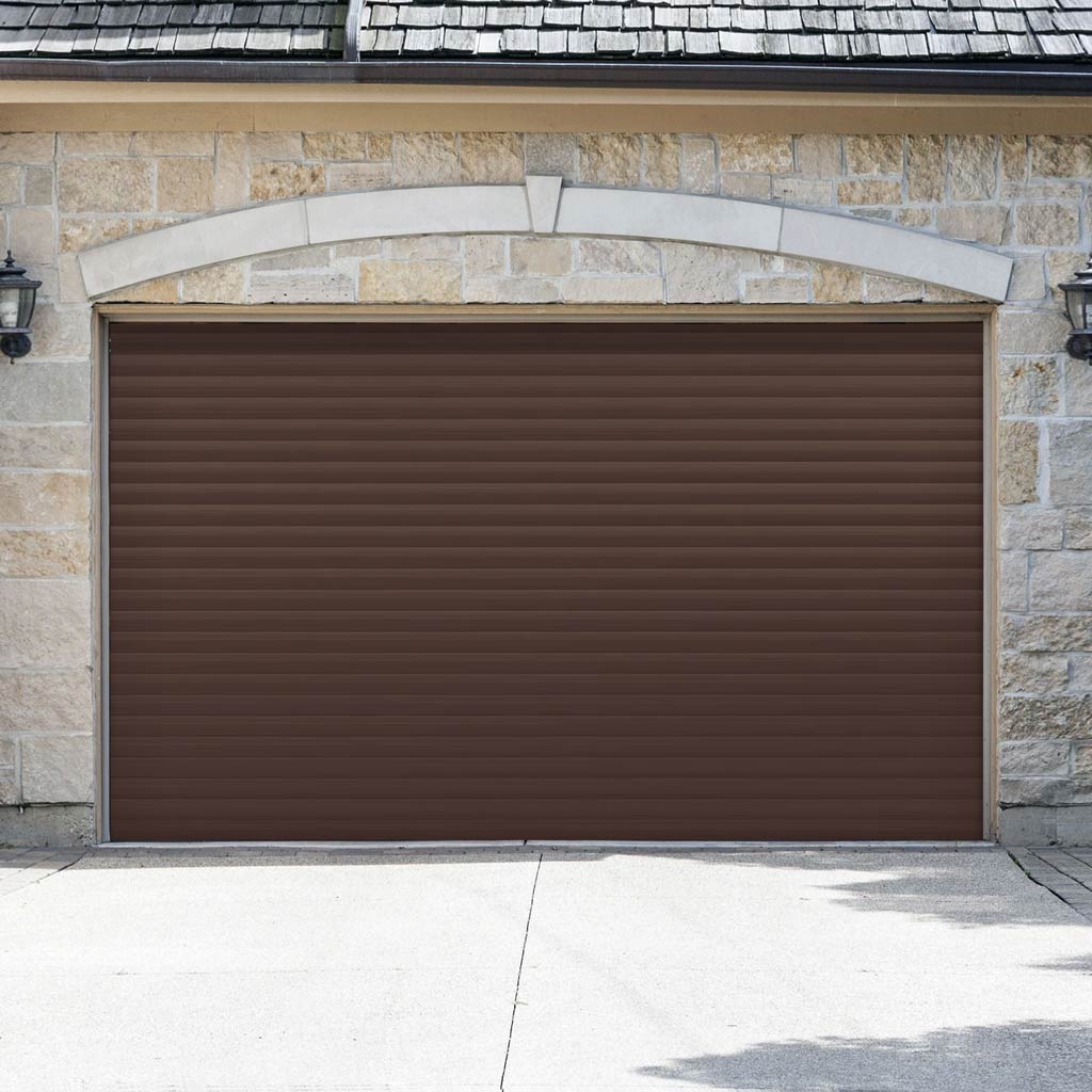 Gliderol Electric Insulated Roller Garage Door from 2147 to 2451mm Wide - Brown