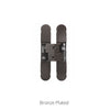 130x30mm Ceam 3D Concealed Hinge & Intumescent Pads - Suits Fire Doors - 7 Finishes