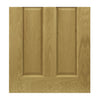 Bury Real American White Oak Crown Cut Veneer Door Pair - Prefinished