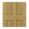 Bury Real American White Oak Crown Cut Veneer Door Pair - Prefinished