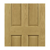 Bury American White Oak Veneer Staffetta Twin Telescopic Pocket Doors - Prefinished