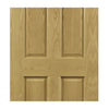 Bury Real American White Oak Crown Cut Veneer Door Pair - Prefinished