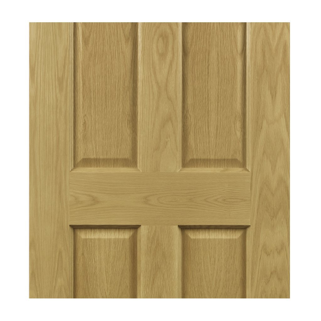 Bury Real American White Oak Crown Cut Veneer Single Evokit Pocket Door Detail - Prefinished