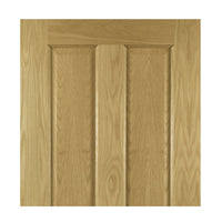 Bury Real American White Oak Crown Cut Veneer Fire Door - Prefinished - 1/2 Hour Fire Rated