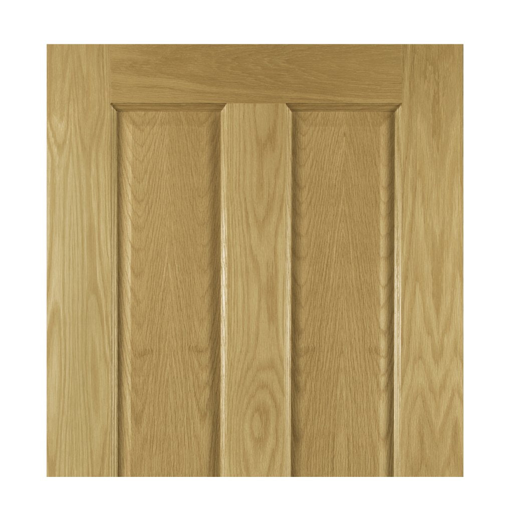 Bury Real American White Oak Crown Cut Veneer Fire Door - Prefinished - 1/2 Hour Fire Rated
