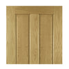 Bury Real American White Oak Crown Cut Veneer Single Evokit Pocket Door Detail - Prefinished