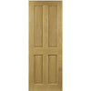 Saturn Tubular Stainless Steel Sliding Track & Bury Oak Double Door - Prefinished
