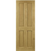 Bury Real American White Oak Crown Cut Veneer Single Evokit Pocket Door - Prefinished