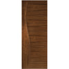 Single Sliding Door & Wall Track - Contemporary Design Cadiz Prefinished Walnut Door
