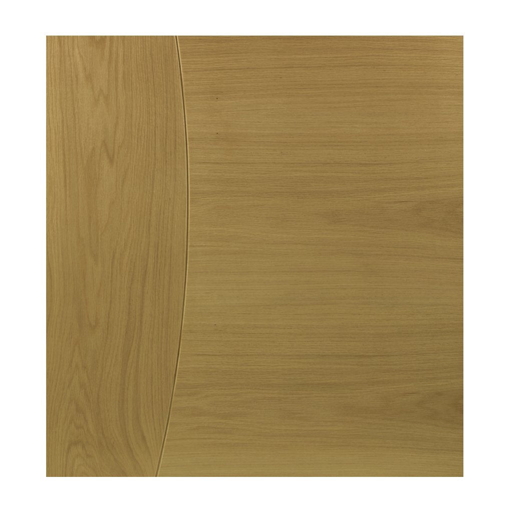 Cadiz Real American White Oak Crown Cut Veneer Fire Door - Prefinished - 1/2 Hour Fire Rated