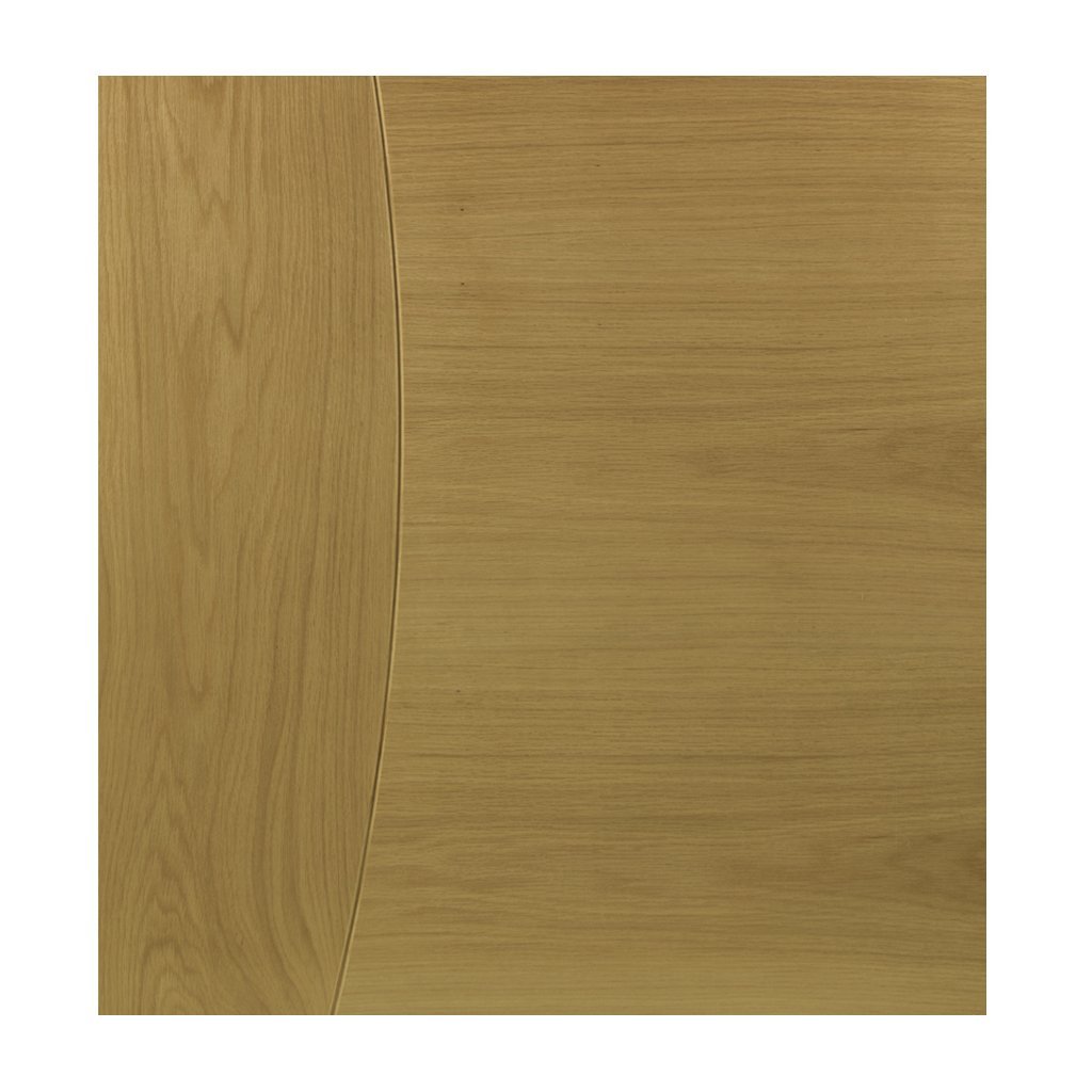 Cadiz Real American White Oak Crown Cut Veneer Single Evokit Pocket Door Detail - Prefinished