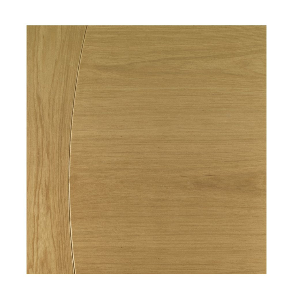 Cadiz Real American White Oak Crown Cut Veneer Fire Door - Prefinished - 1/2 Hour Fire Rated