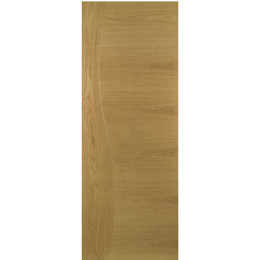 Cadiz Real American White Oak Crown Cut Veneer Fire Door - Prefinished - 1/2 Hour Fire Rated