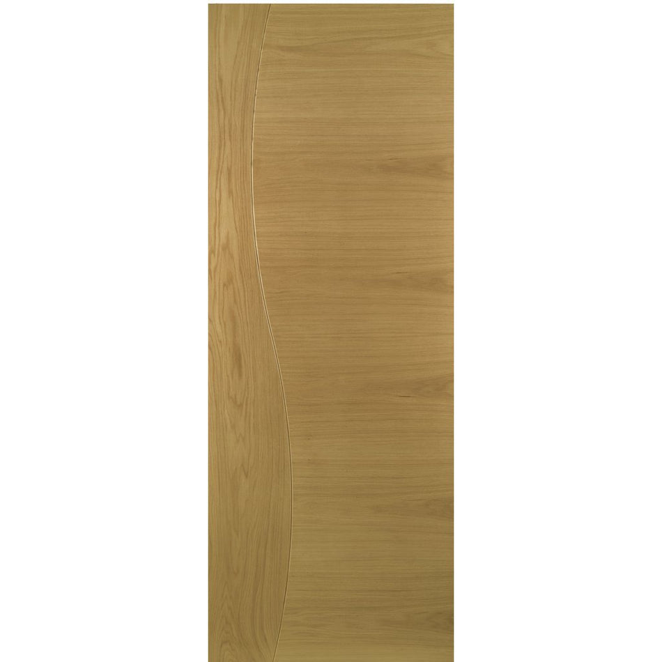 Bespoke Cadiz Real American Oak Crown Cut Veneer Internal Door - Prefinished
