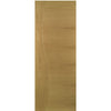 Single Sliding Door & Wall Track - Cadiz Real American White Oak Crown Cut Veneer Door - Prefinished