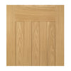 Cambridge Period Oak Veneer Staffetta Twin Telescopic Pocket Doors - Unfinished