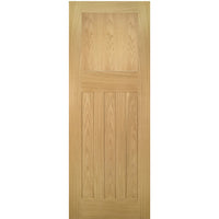 Cambridge 1930 modern style period oak interior door