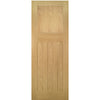 Cambridge Period Oak Door Pair - Unfinished