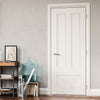 Bespoke Canterbury White Primed Panel Internal Door