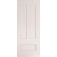 Deanta white primed panelled interior door