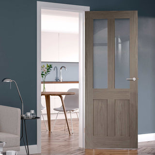 Image: Shaker style glazed interior door