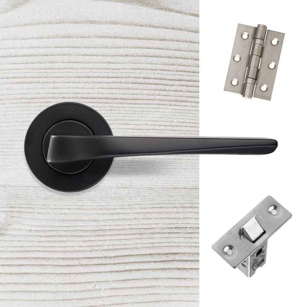 Carina Door Handle Pack - Matt Black