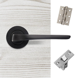 Image: Carina Door Handle Pack - Matt Black