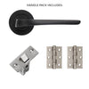 Carina Door Handle Pack - Matt Black