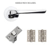 Carina Door Handle Pack - Polished Chrome