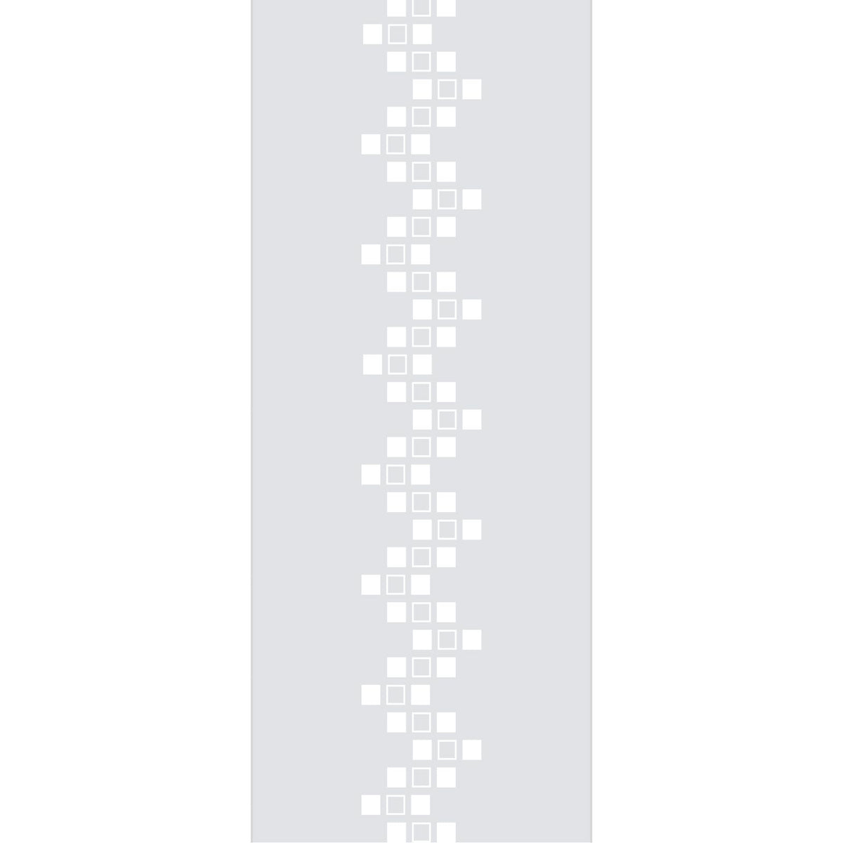 Carrington 8mm Clear Glass - Obscure Printed Design - Griffwerk R8 Style Sliding Glass Door Kit